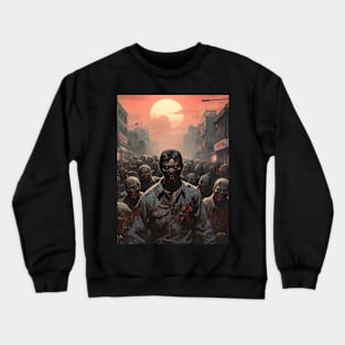 Zombies at Sunset v2 Crewneck Sweatshirt